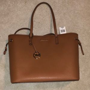Michael lots brown tote bag new with tag
